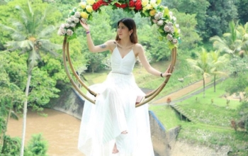 Swing Over Bali’s River Gorge